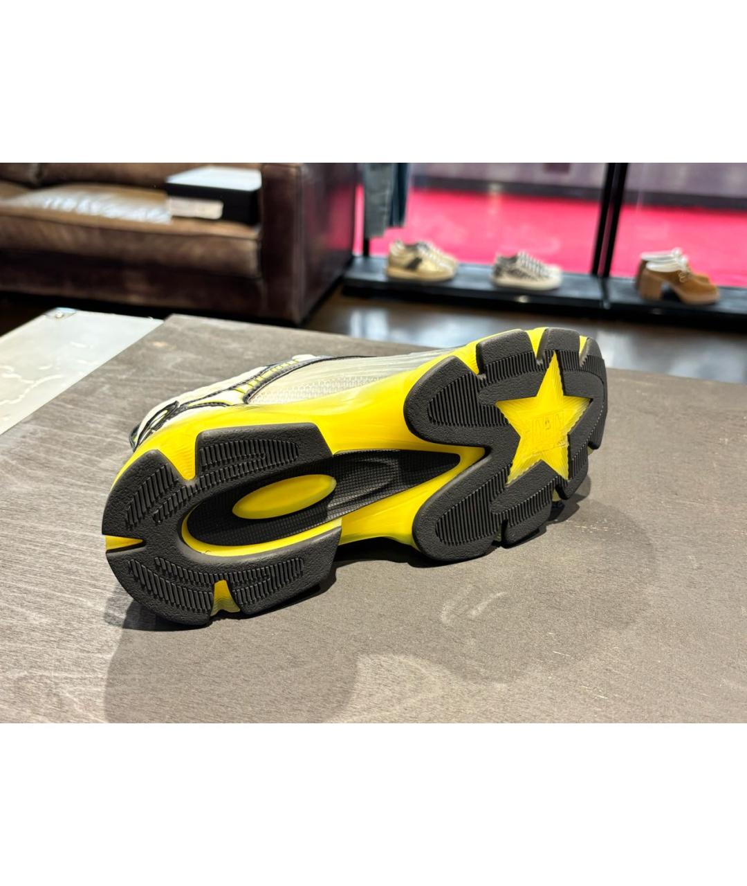 CHRISTIAN DIOR Мульти текстильные кроссовки, фото 5