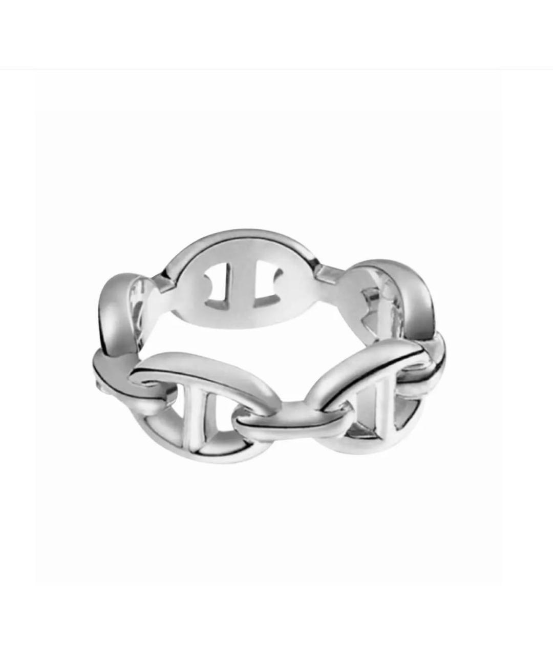 HERMES Серебряное серебряное кольцо, фото 1