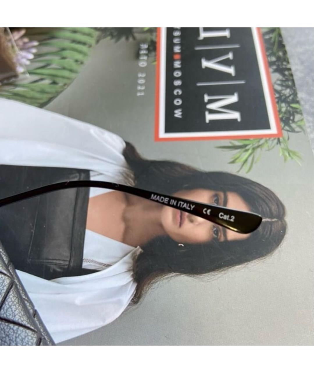 BOTTEGA VENETA Серые металлические солнцезащитные очки, фото 4