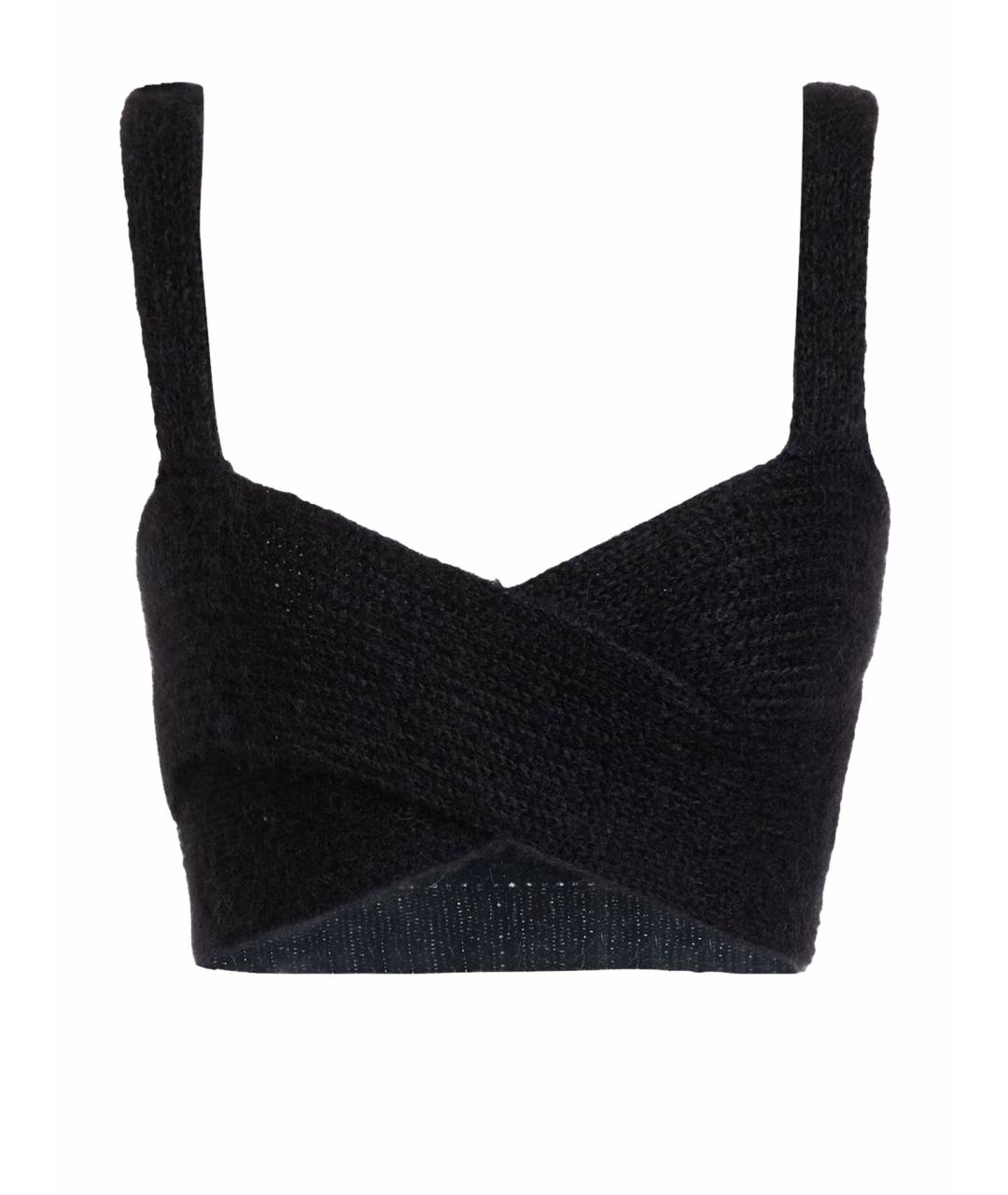 CELINE Черная шерстяная майка, фото 1