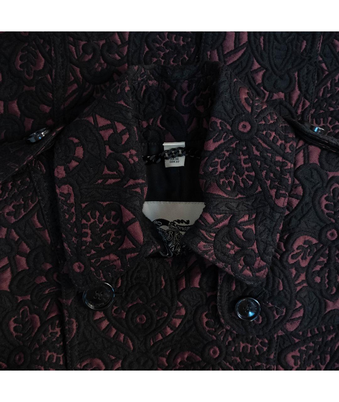 BURBERRY Фиолетовый хлопковый тренч/плащ, фото 3