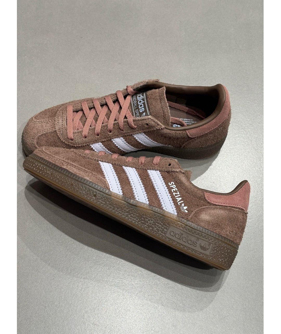 ADIDAS Коричневые замшевые кеды, фото 2