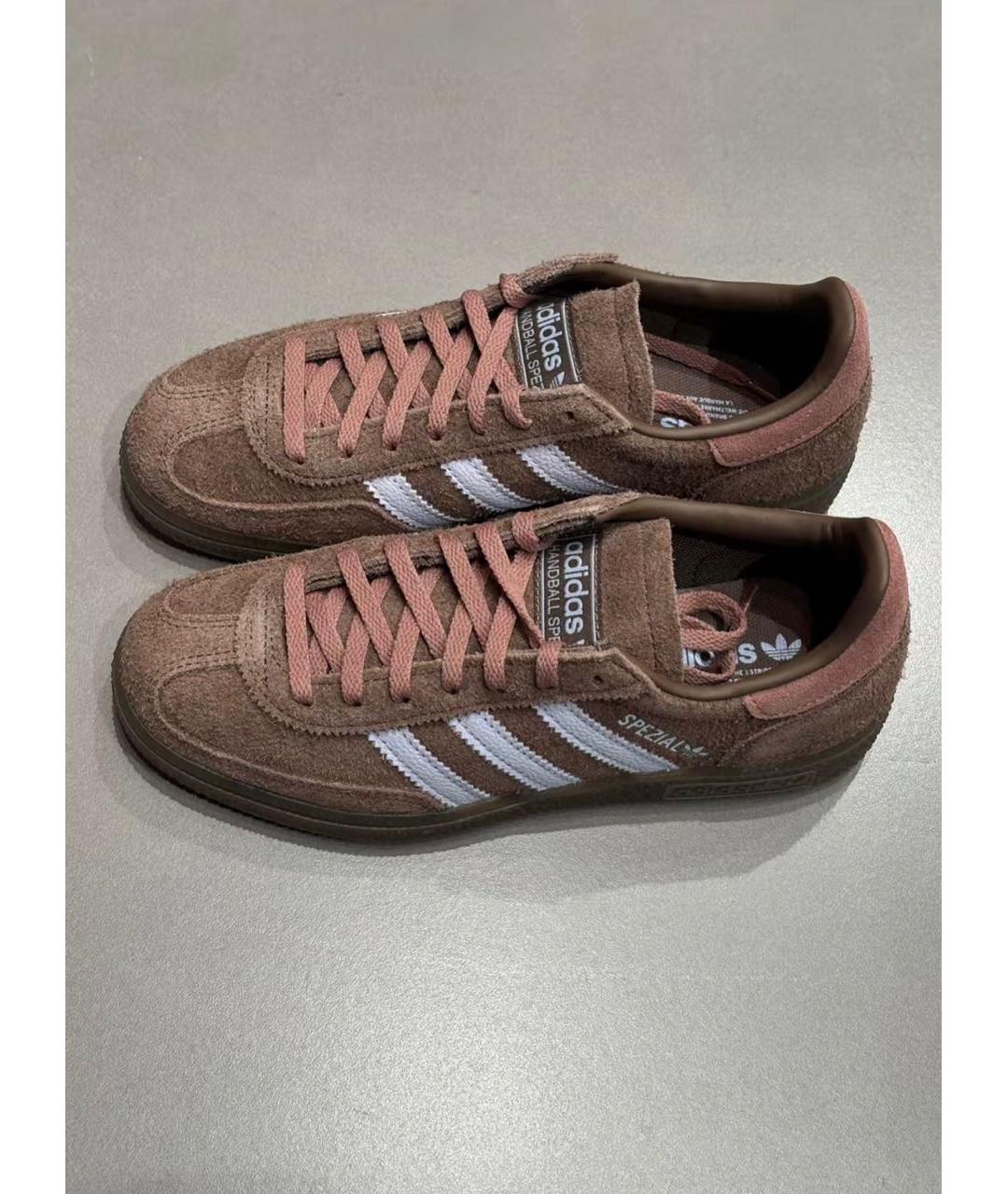 ADIDAS Коричневые замшевые кеды, фото 3