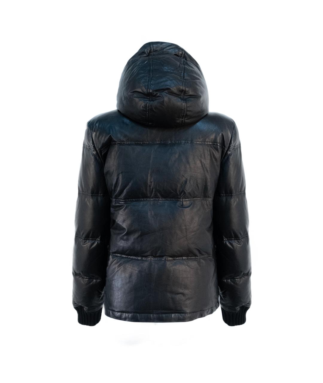 GUCCI Черная кожаная куртка, фото 2