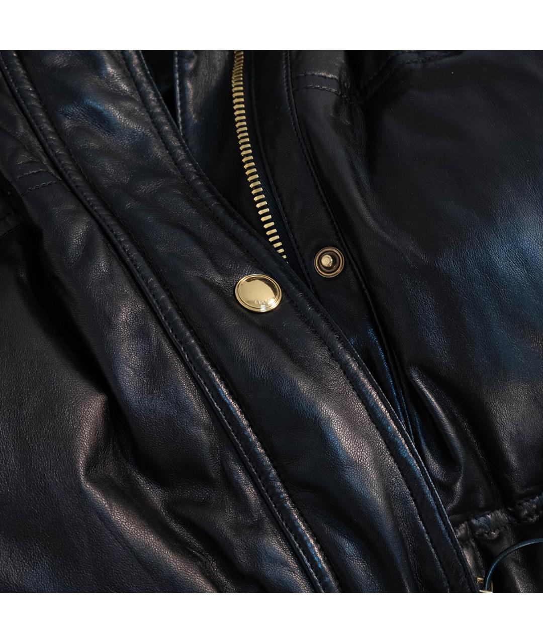 GUCCI Черная кожаная куртка, фото 4