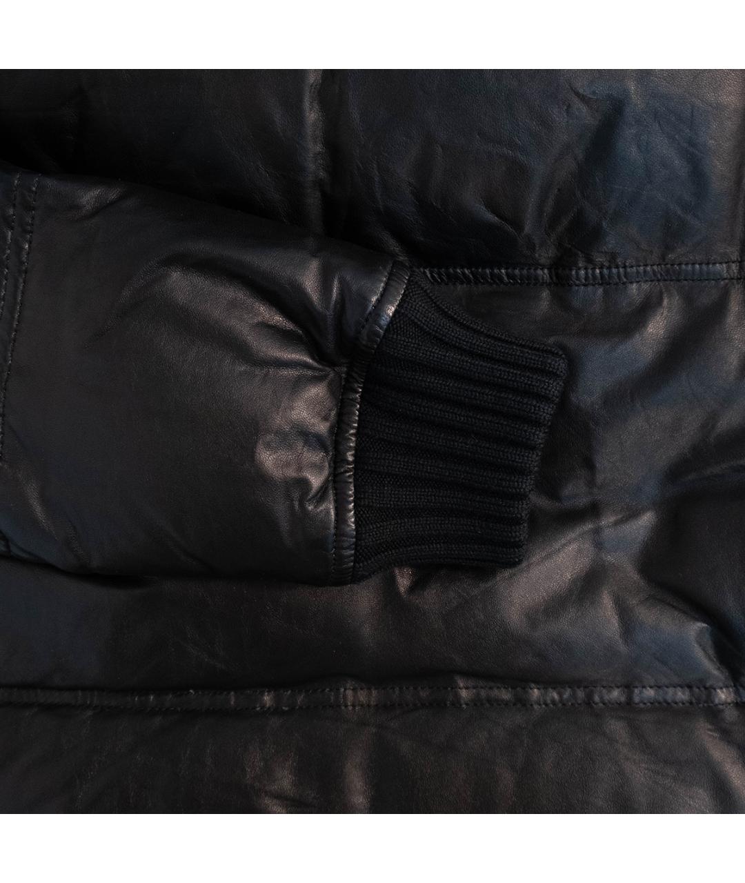 GUCCI Черная кожаная куртка, фото 5
