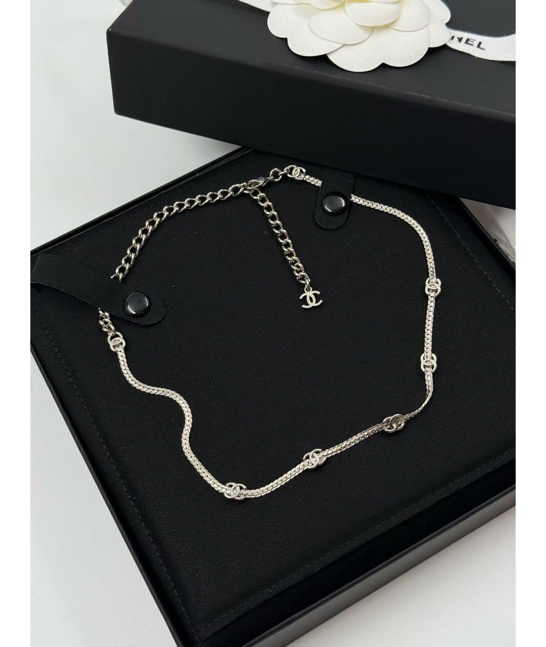 CHANEL Серебрянный чокер, фото 5