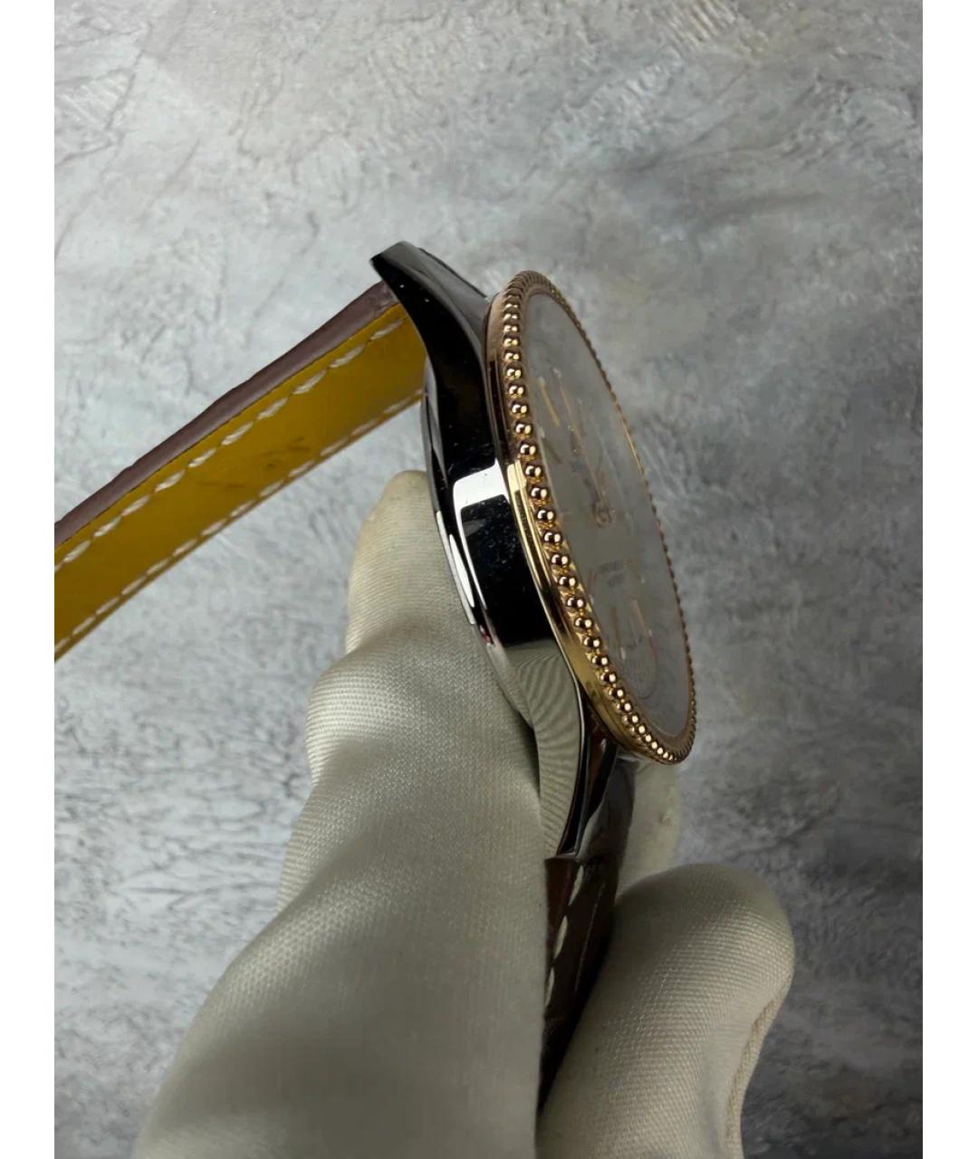 BREITLING Коричневые часы из розового золота, фото 5