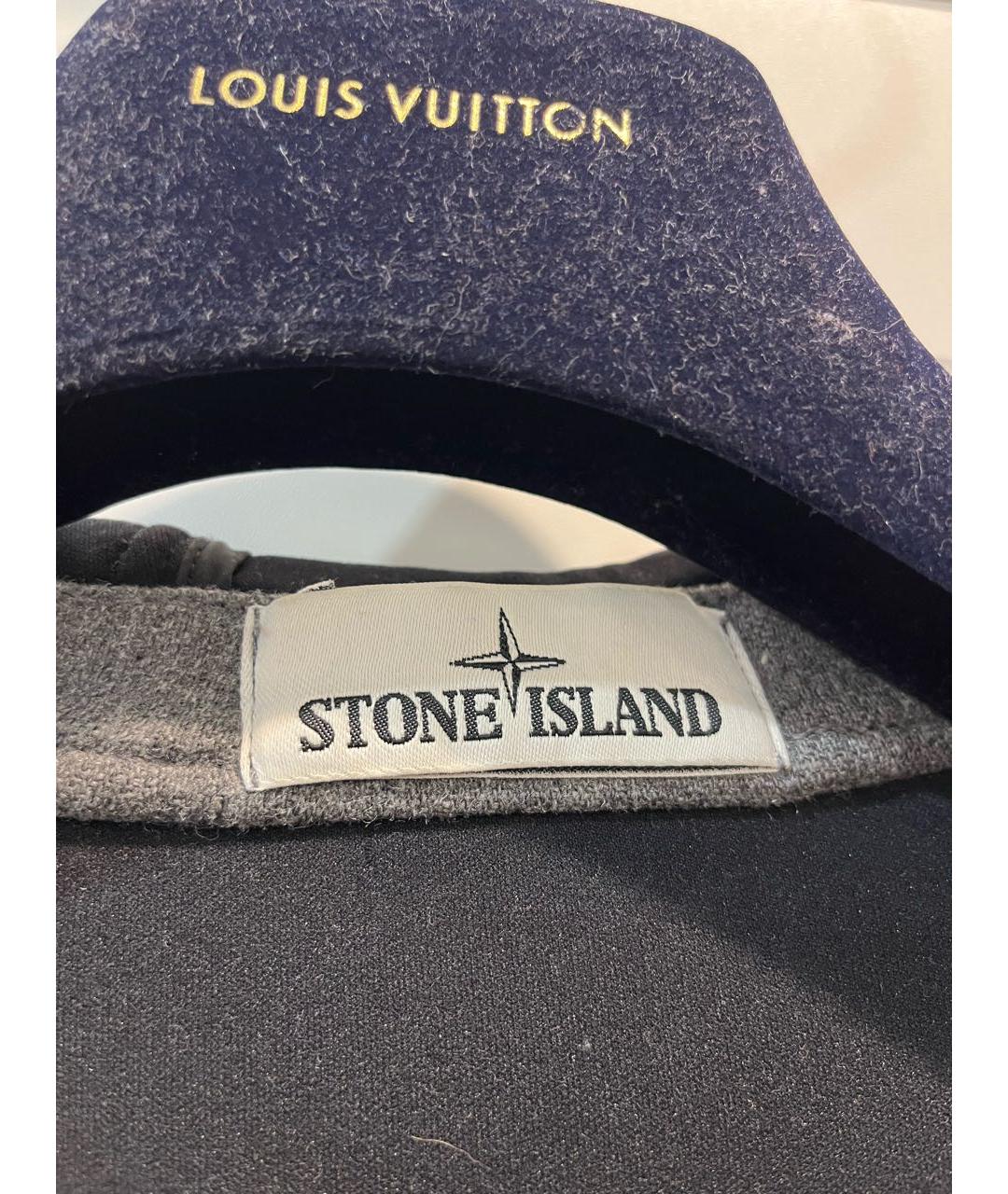 STONE ISLAND Серое шерстяное пальто, фото 3