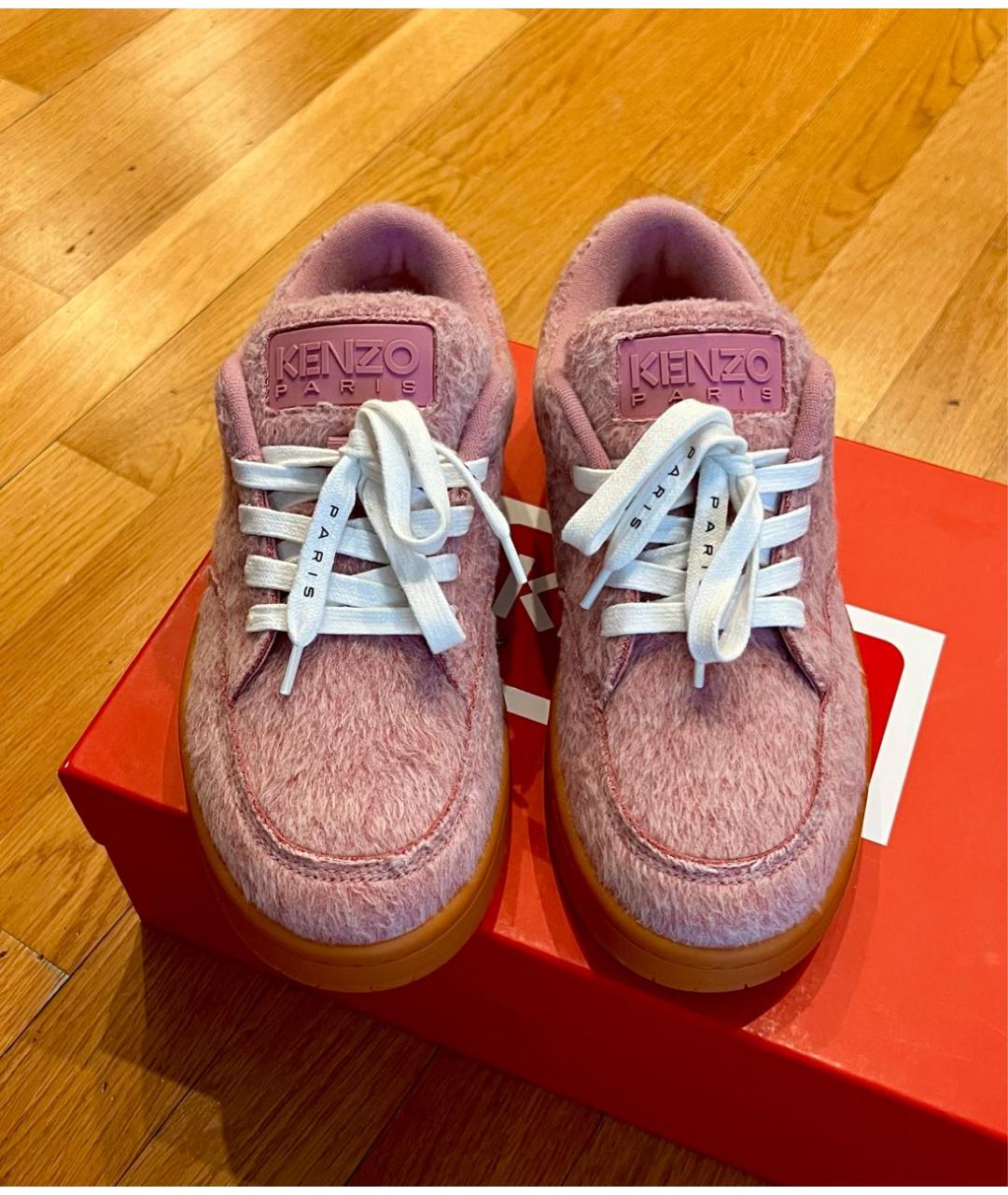 KENZO Розовые кеды, фото 2