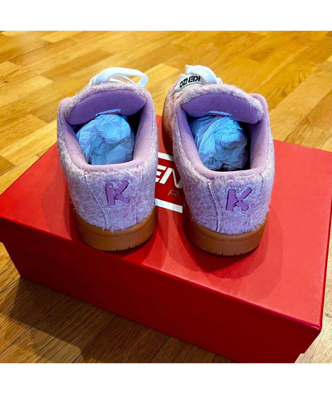 KENZO Розовые кеды, фото 4