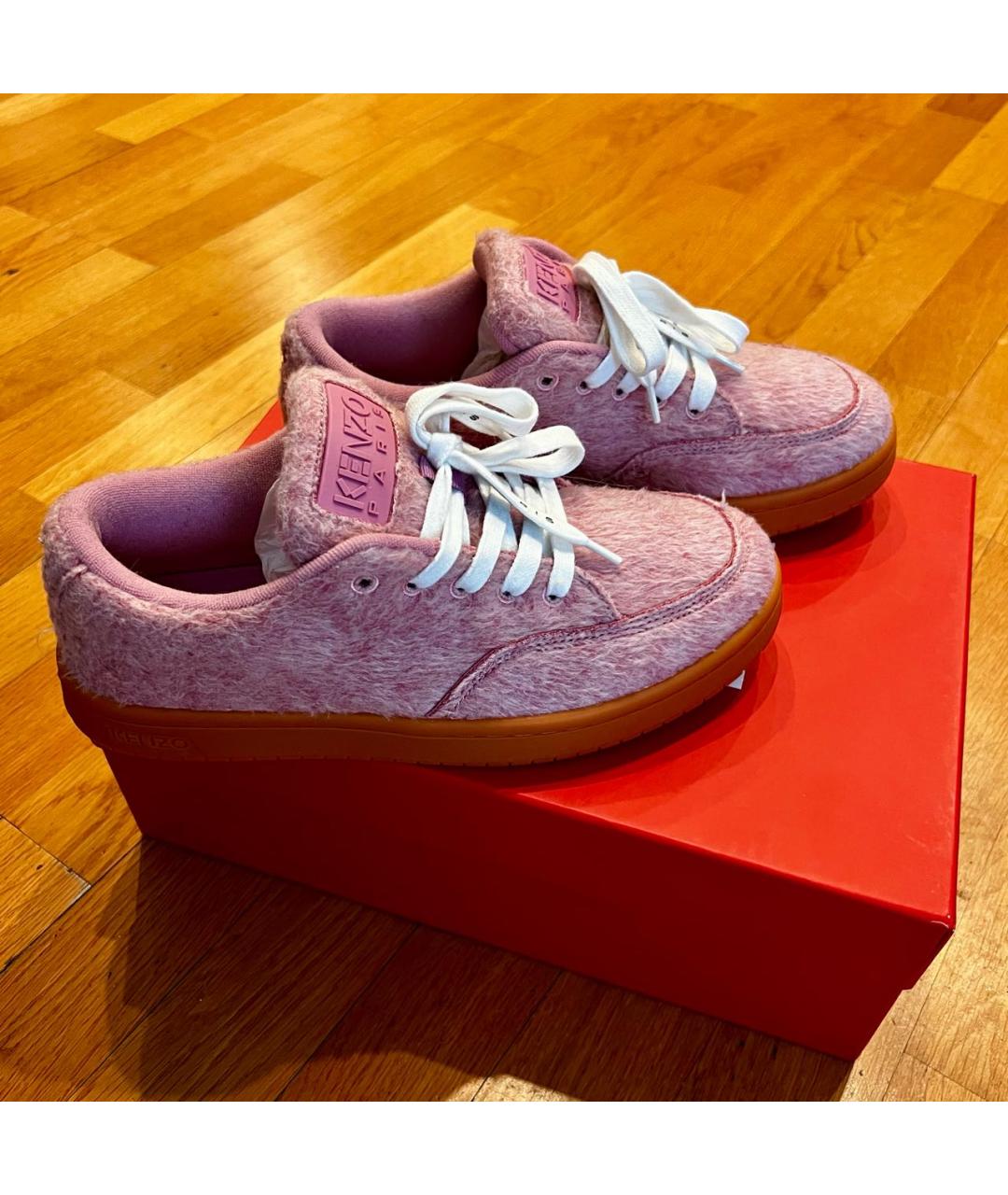KENZO Розовые кеды, фото 9