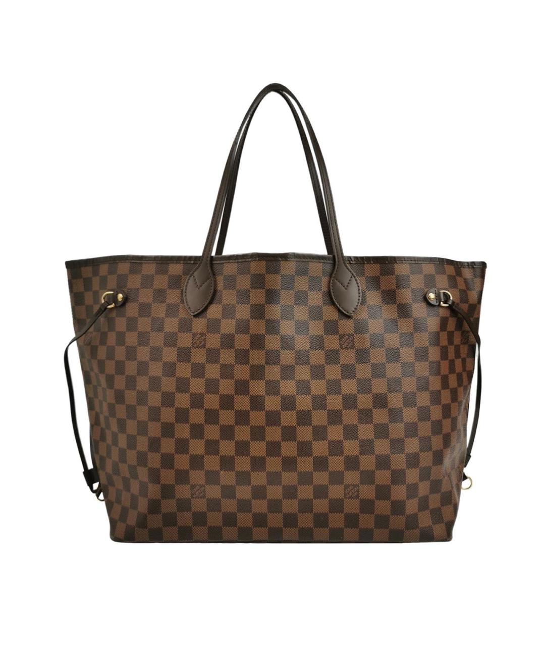 LOUIS VUITTON Коричневая сумка тоут, фото 9