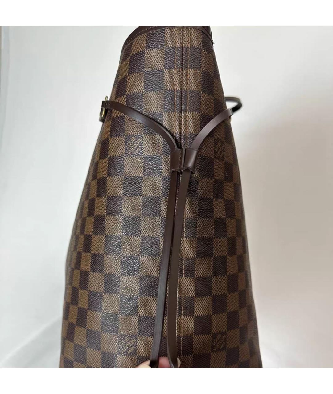 LOUIS VUITTON Коричневая сумка тоут, фото 6