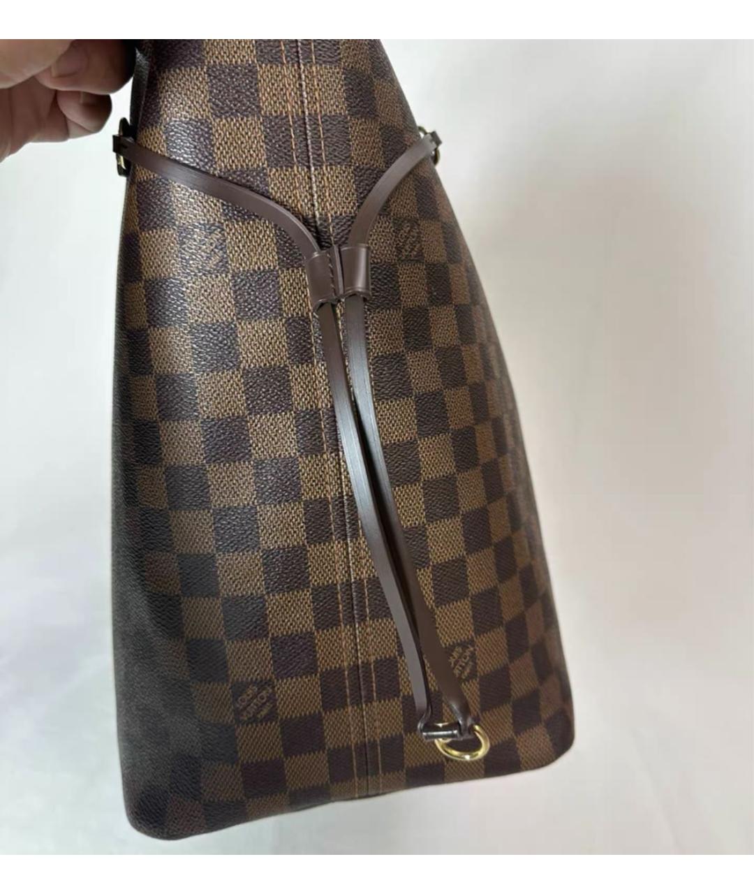 LOUIS VUITTON Коричневая сумка тоут, фото 5