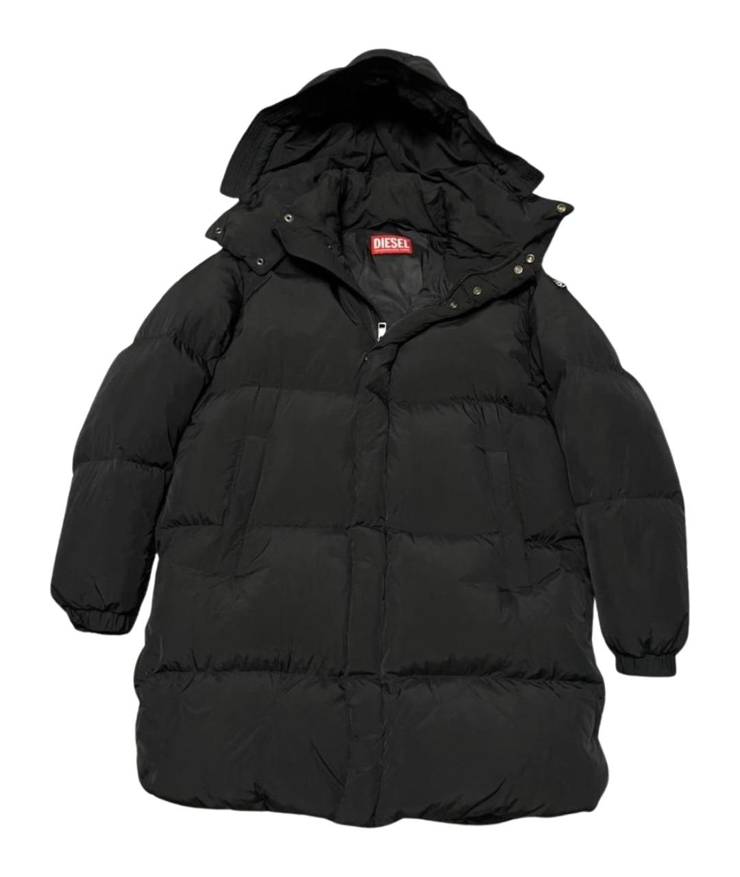 DIESEL Черная полиамидовая куртка, фото 1