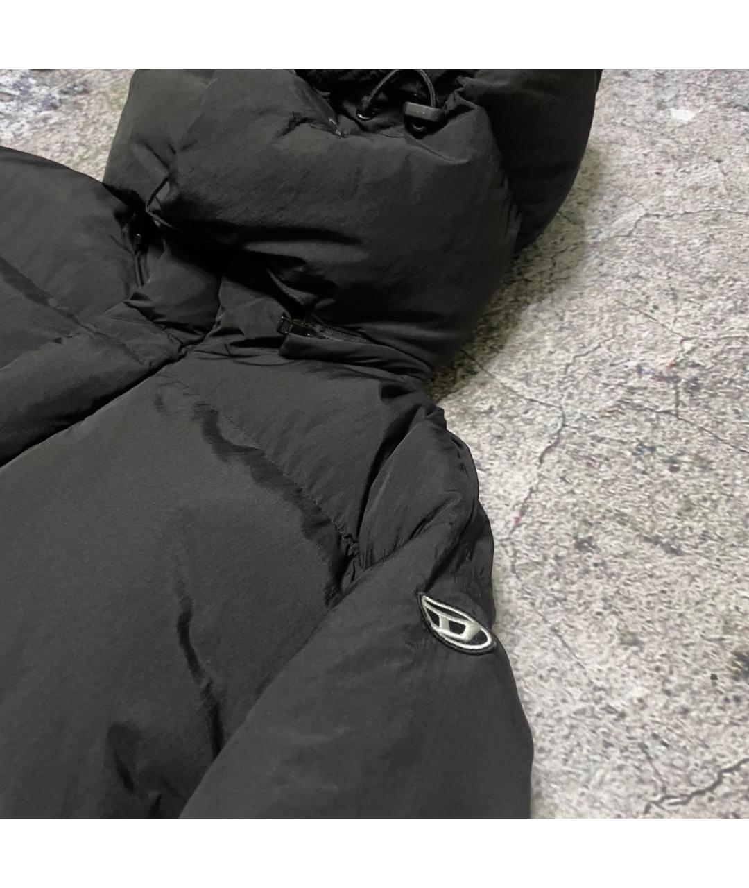 DIESEL Черная полиамидовая куртка, фото 3
