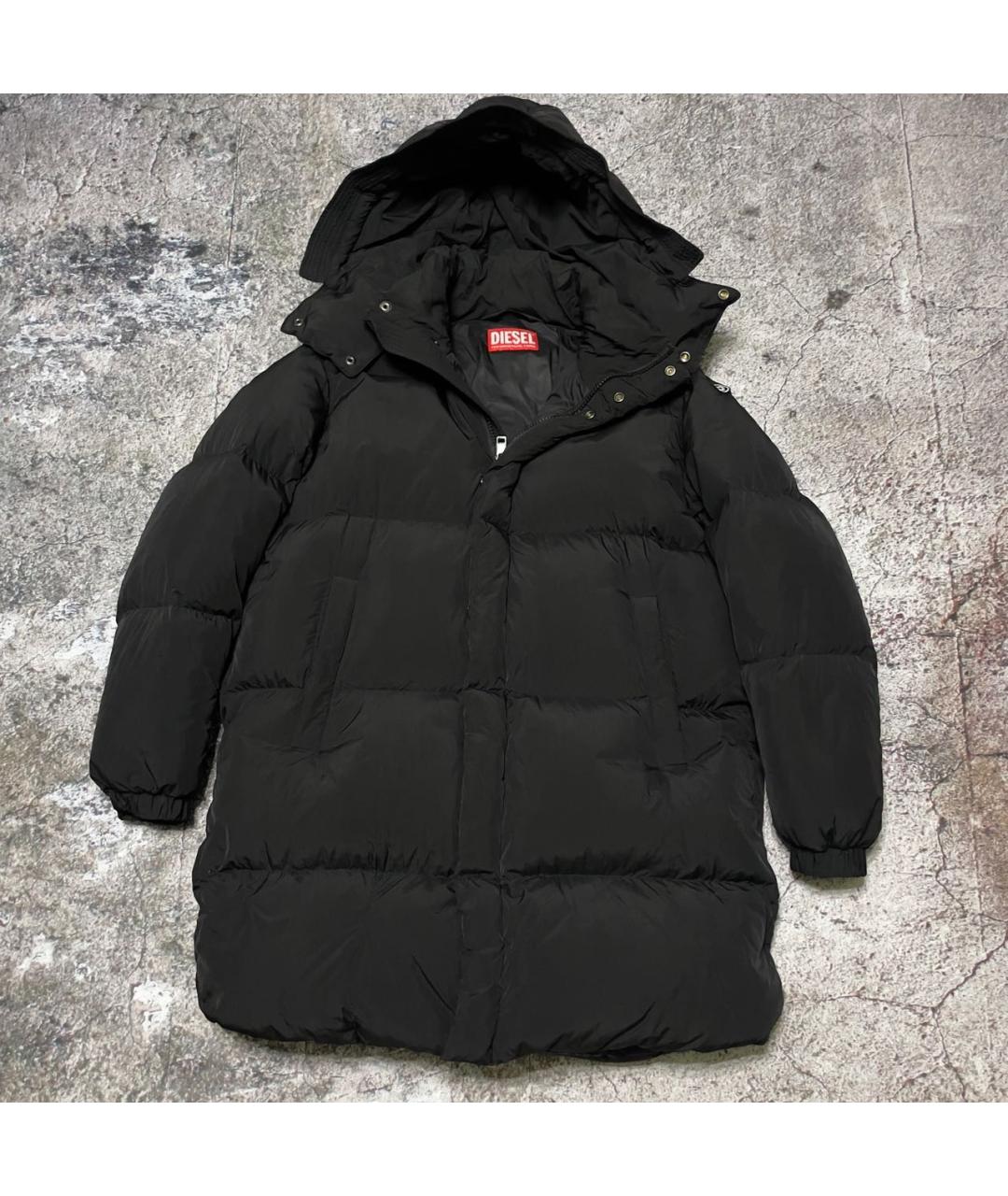 DIESEL Черная полиамидовая куртка, фото 5