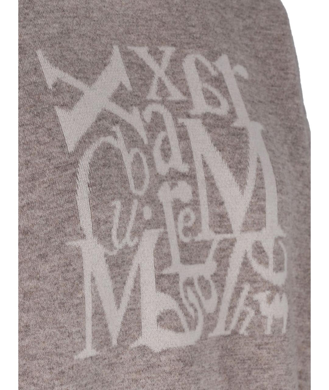 'S MAX MARA Серый шерстяной джемпер / свитер, фото 4