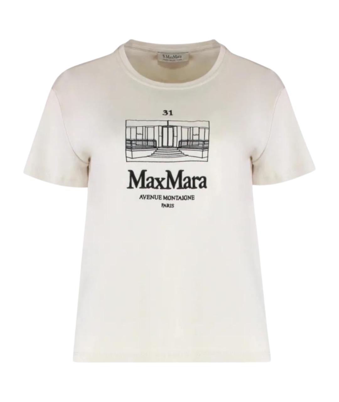 'S MAX MARA Хлопковая футболка, фото 1