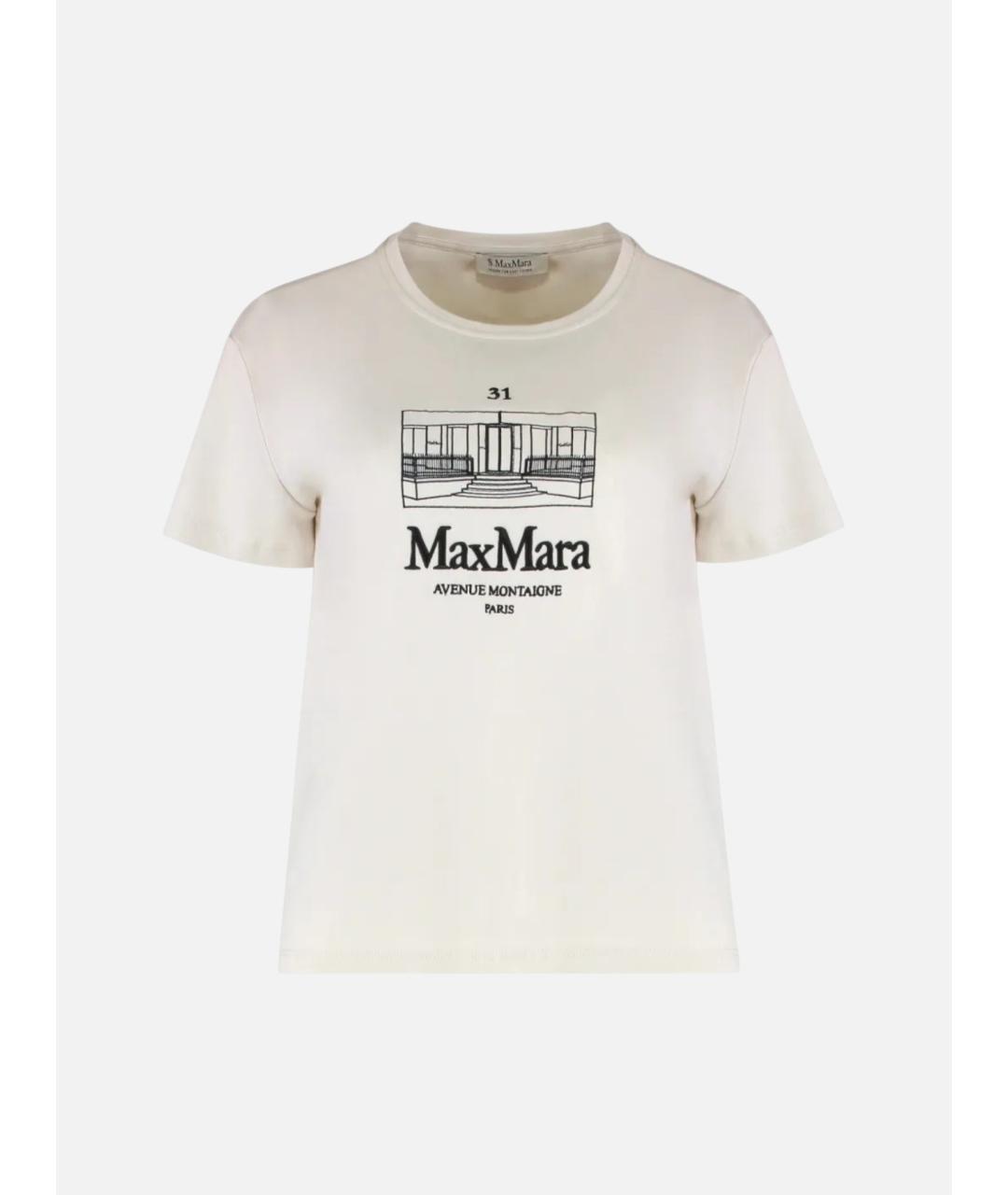 'S MAX MARA Хлопковая футболка, фото 6