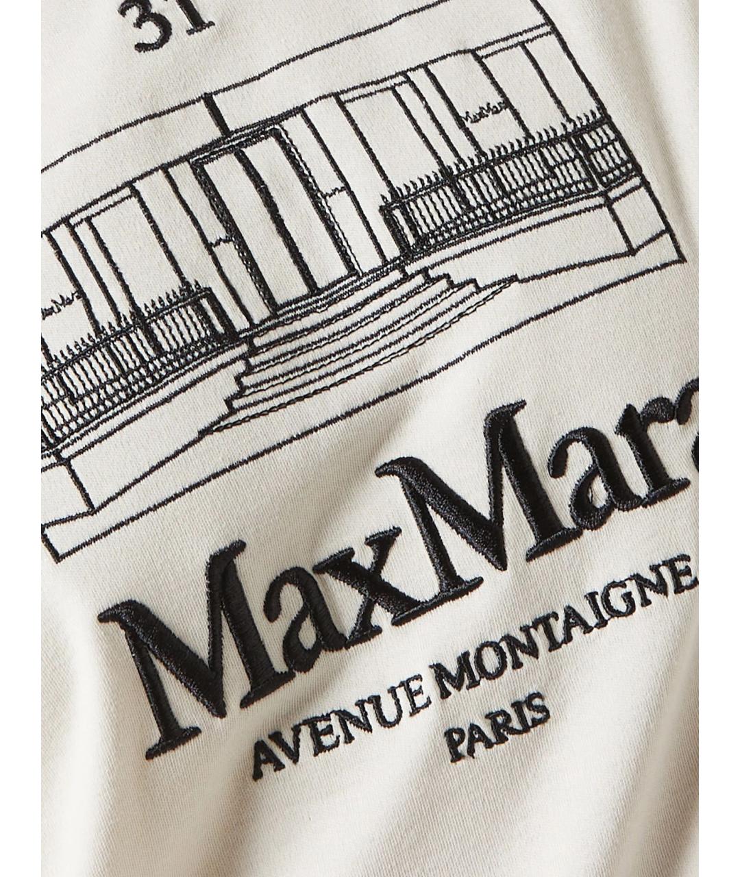 'S MAX MARA Хлопковая футболка, фото 5