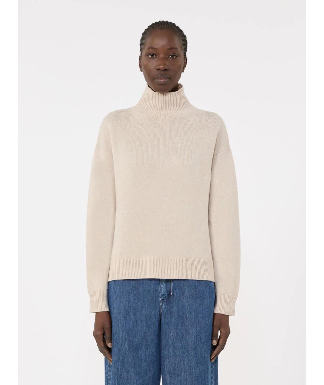 'S MAX MARA Коричневый шерстяной джемпер / свитер, фото 3