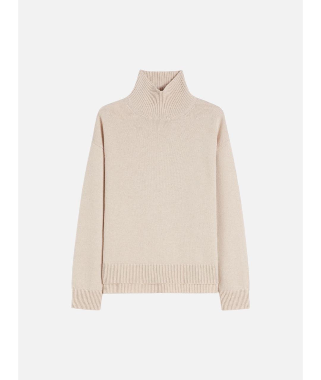 'S MAX MARA Коричневый шерстяной джемпер / свитер, фото 5