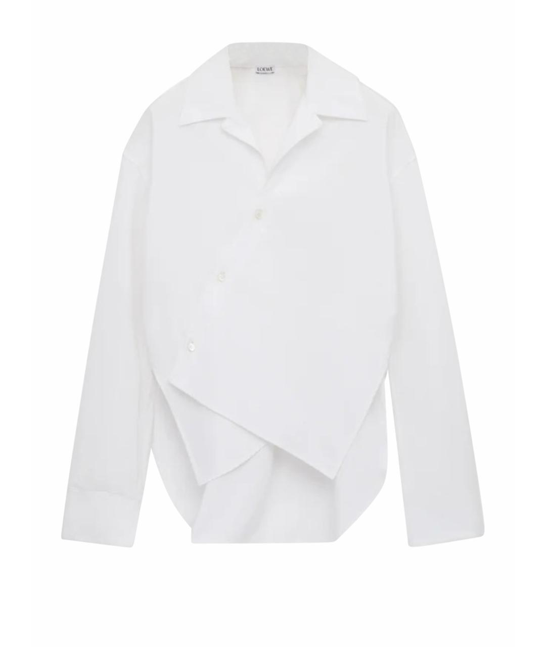 LOEWE Белая хлопковая рубашка, фото 1