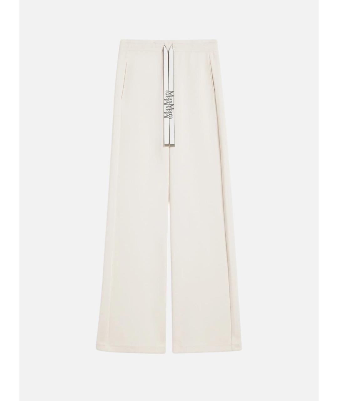 'S MAX MARA Хлопковые прямые брюки, фото 5