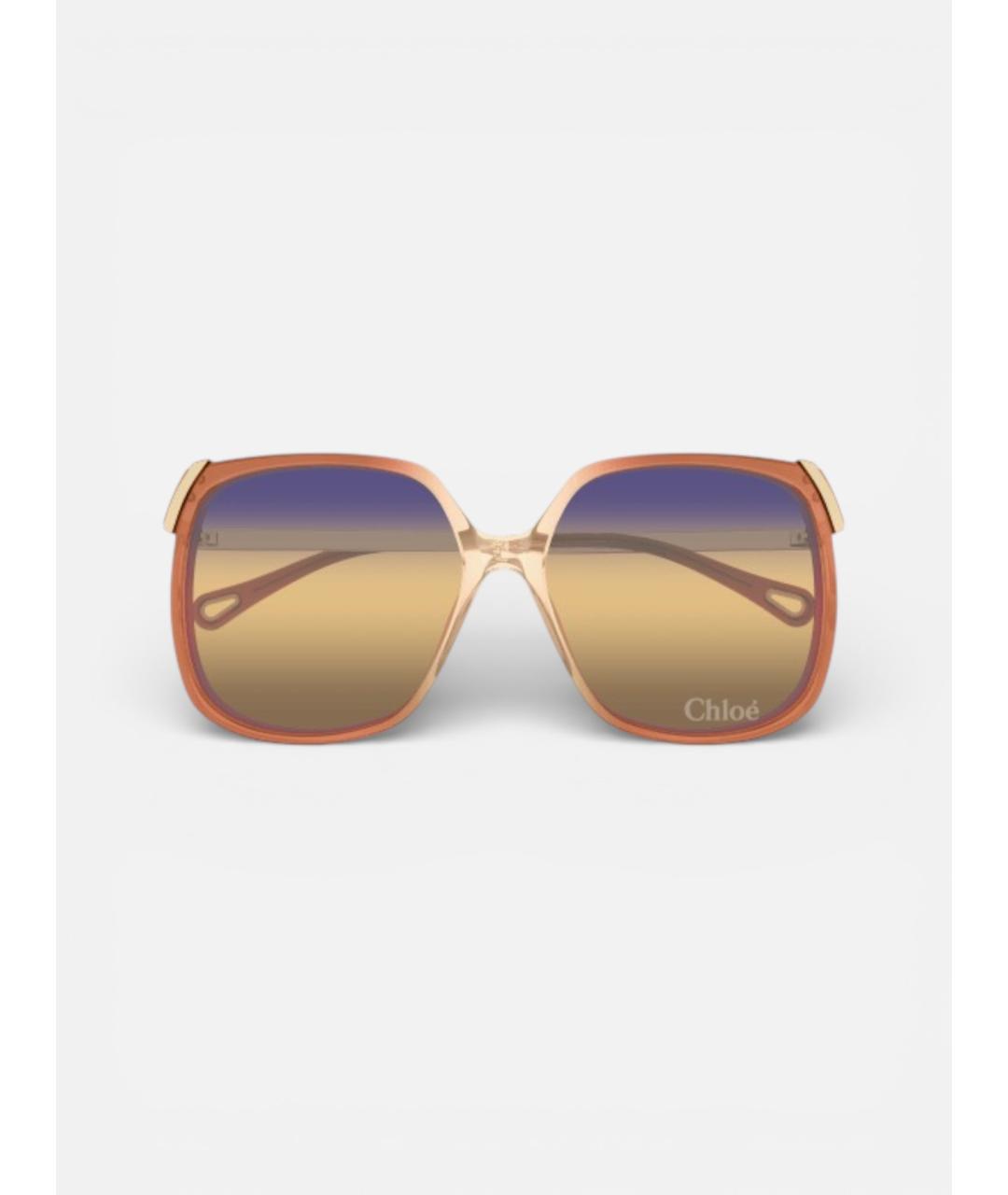 CHLOE Мульти пластиковые солнцезащитные очки, фото 3