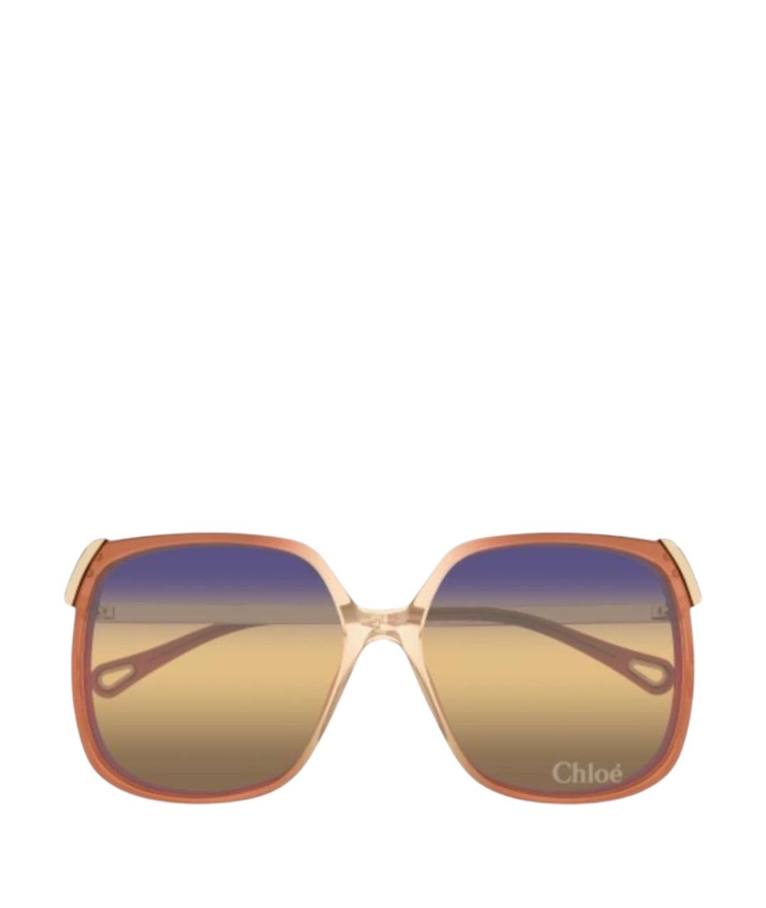 CHLOE Мульти пластиковые солнцезащитные очки, фото 1