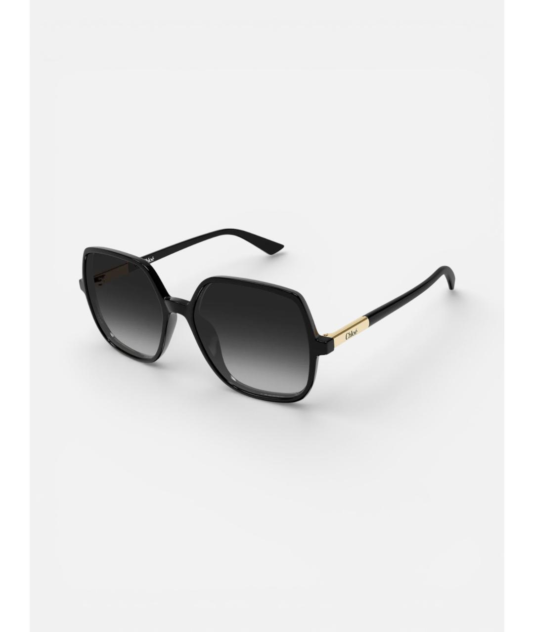 CHLOE Черные солнцезащитные очки, фото 2