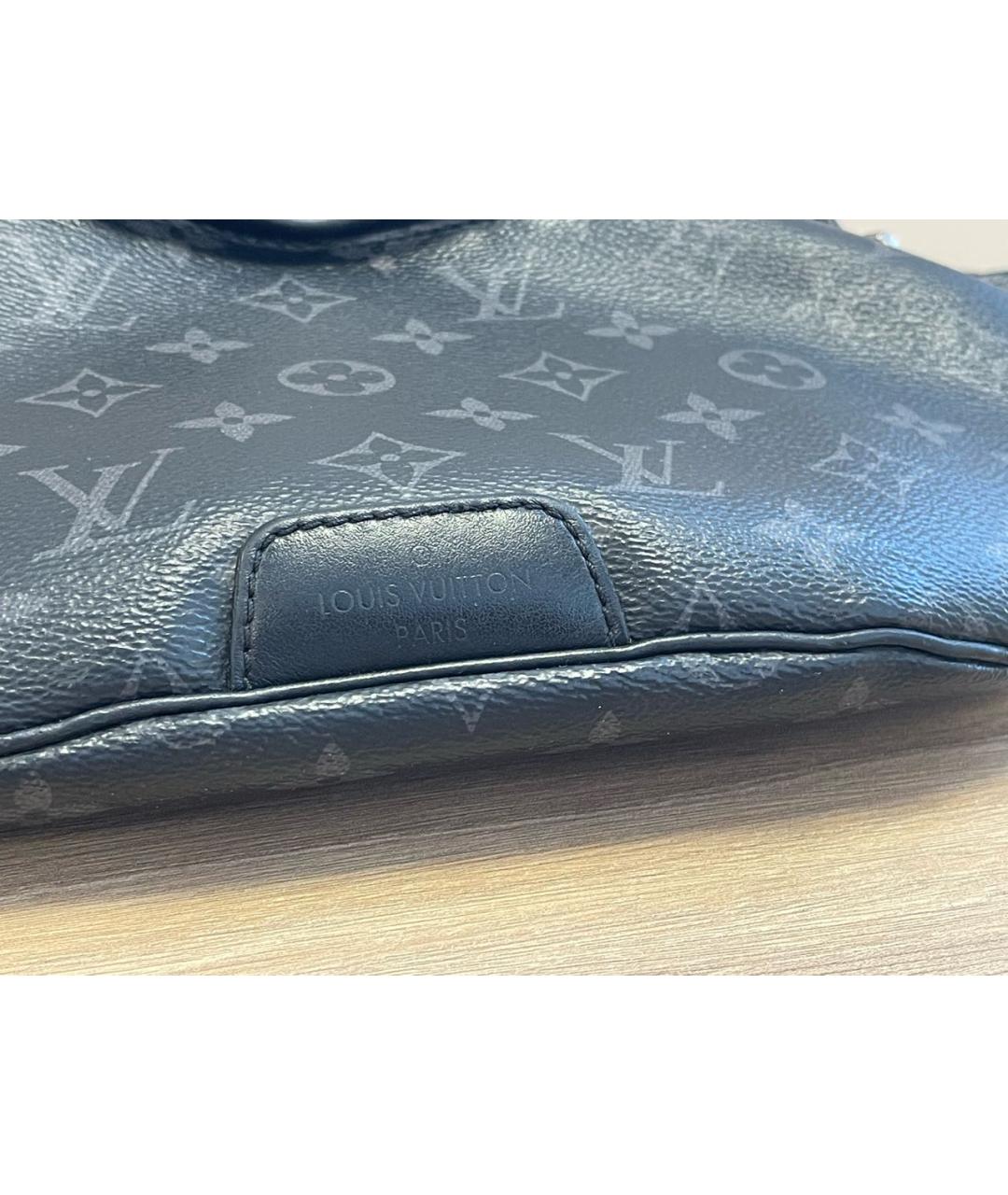 LOUIS VUITTON Черная поясная сумка, фото 7