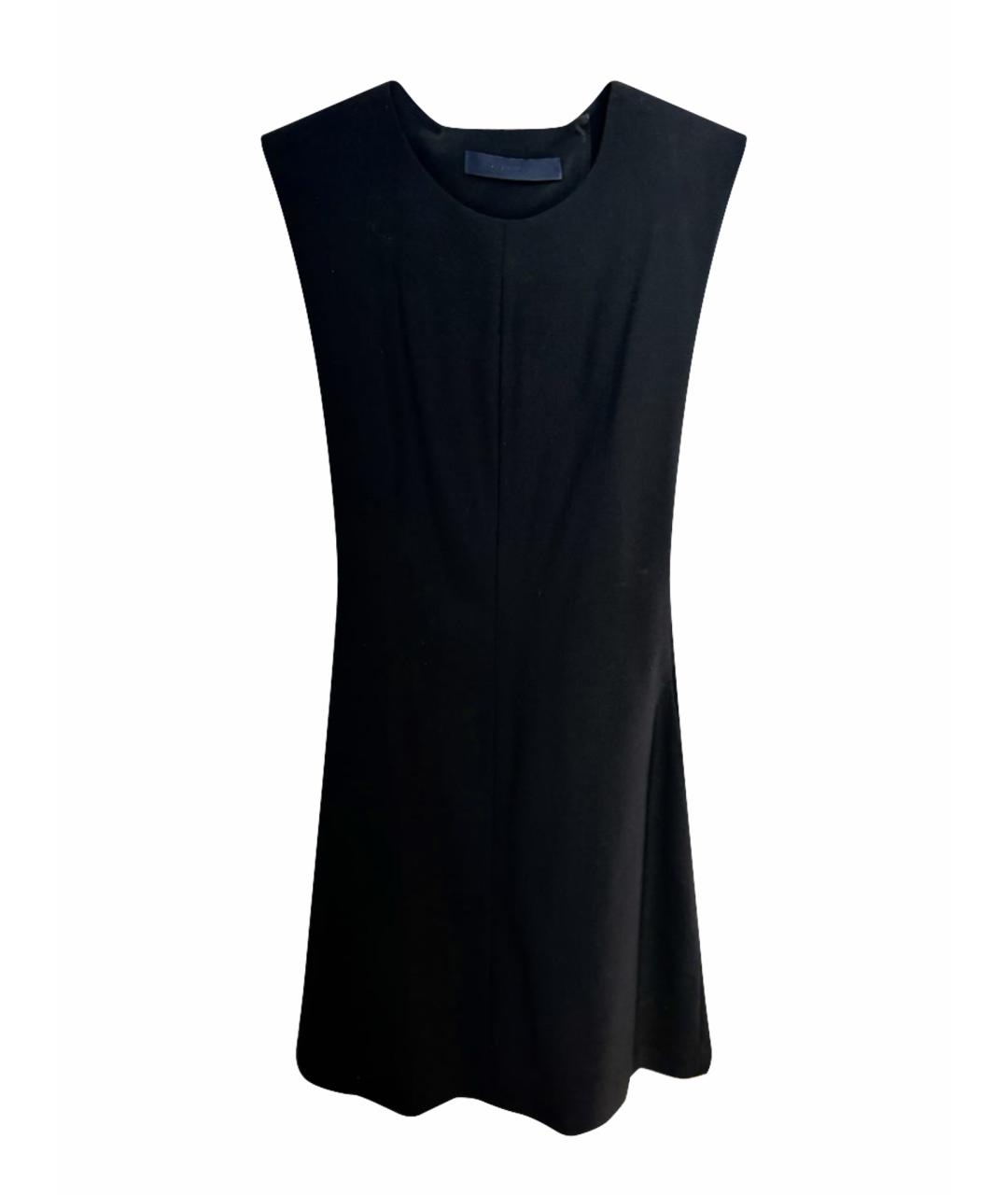 JUUN.J Черное шерстяное повседневное платье, фото 1