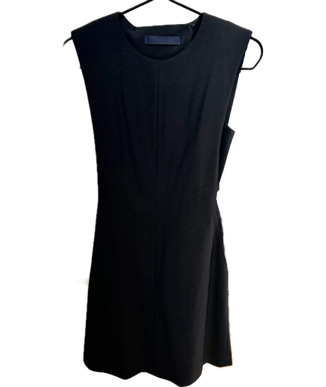 JUUN.J Черное шерстяное повседневное платье, фото 6