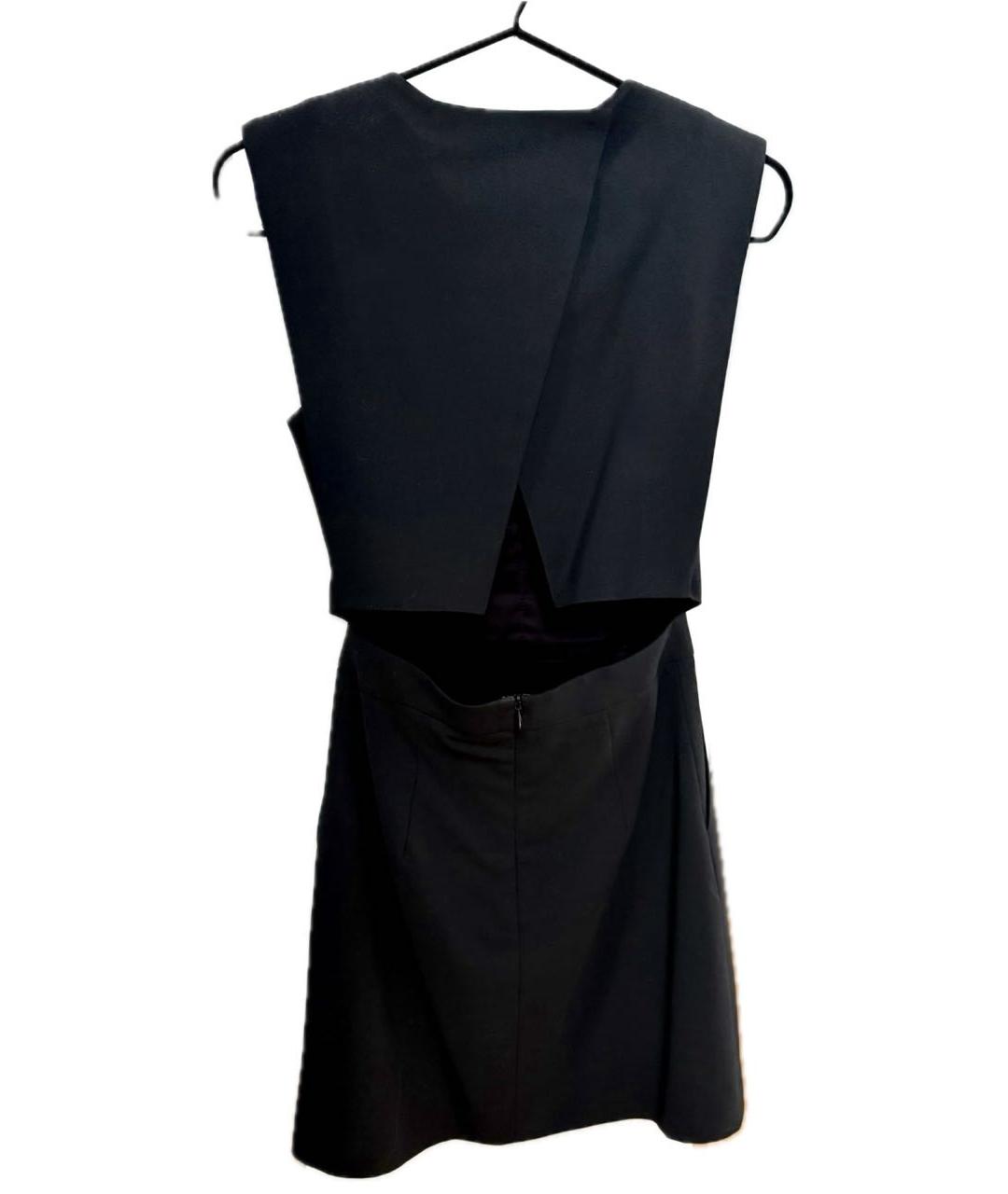 JUUN.J Черное шерстяное повседневное платье, фото 2