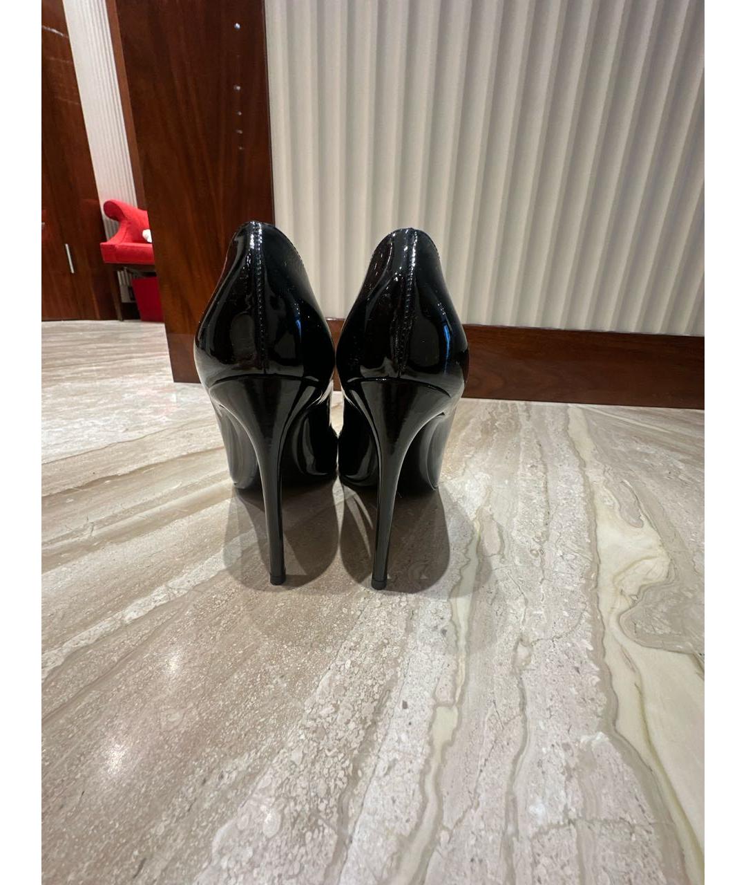 RALPH LAUREN Черные туфли из лакированной кожи, фото 3