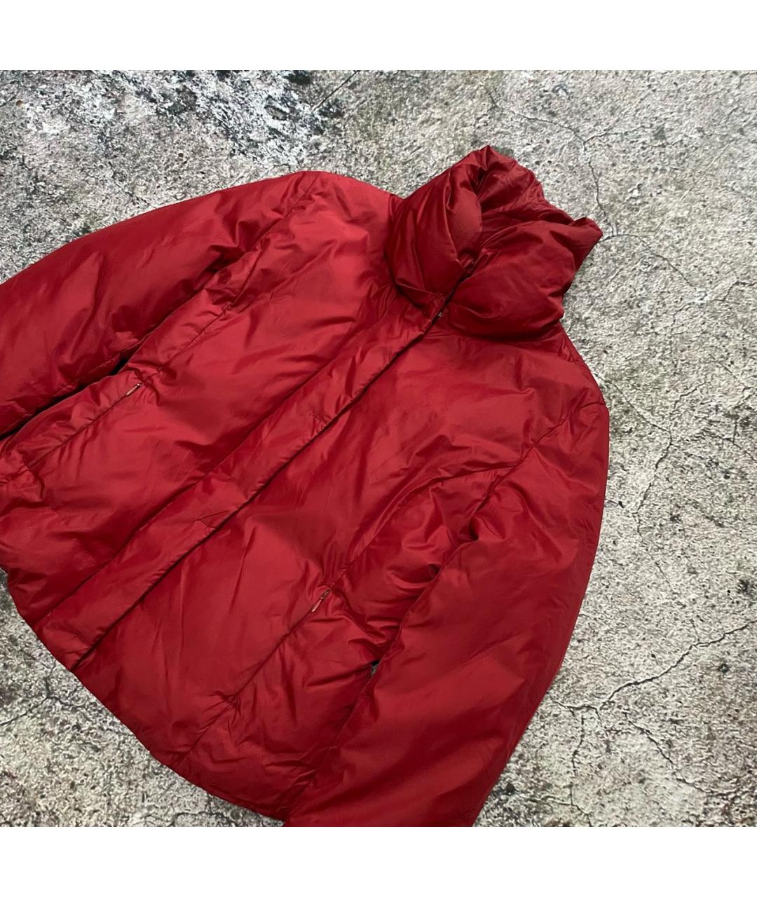 WEEKEND MAX MARA Красная полиамидовая куртка, фото 2
