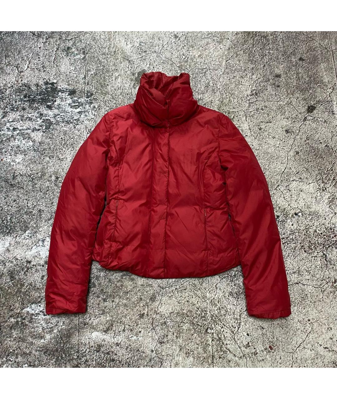 WEEKEND MAX MARA Красная полиамидовая куртка, фото 6