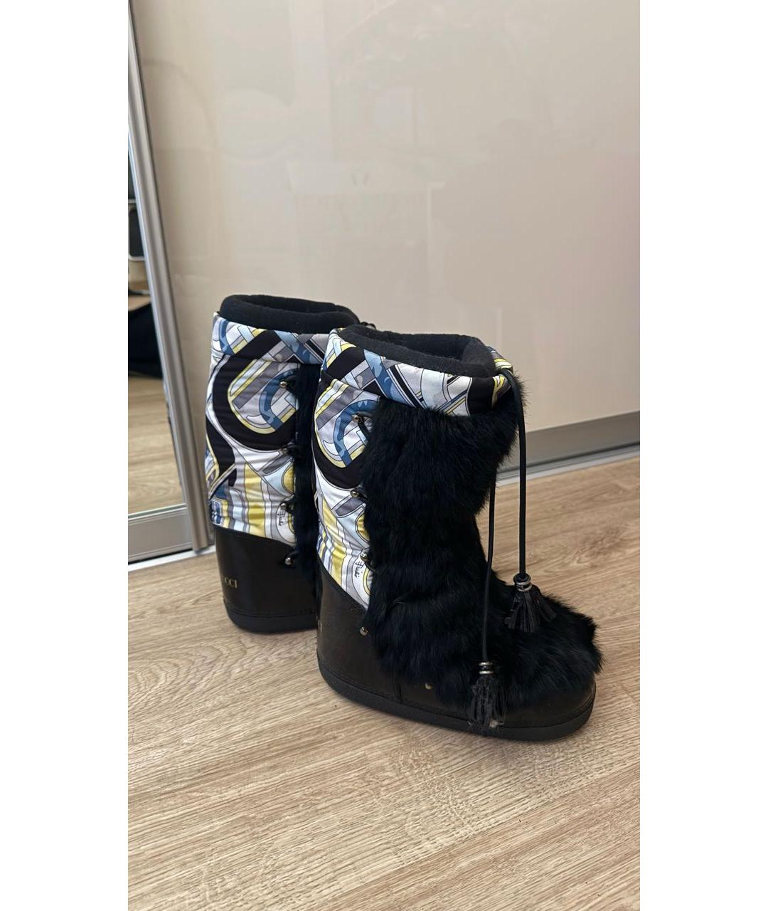 EMILIO PUCCI Черные ботинки, фото 4