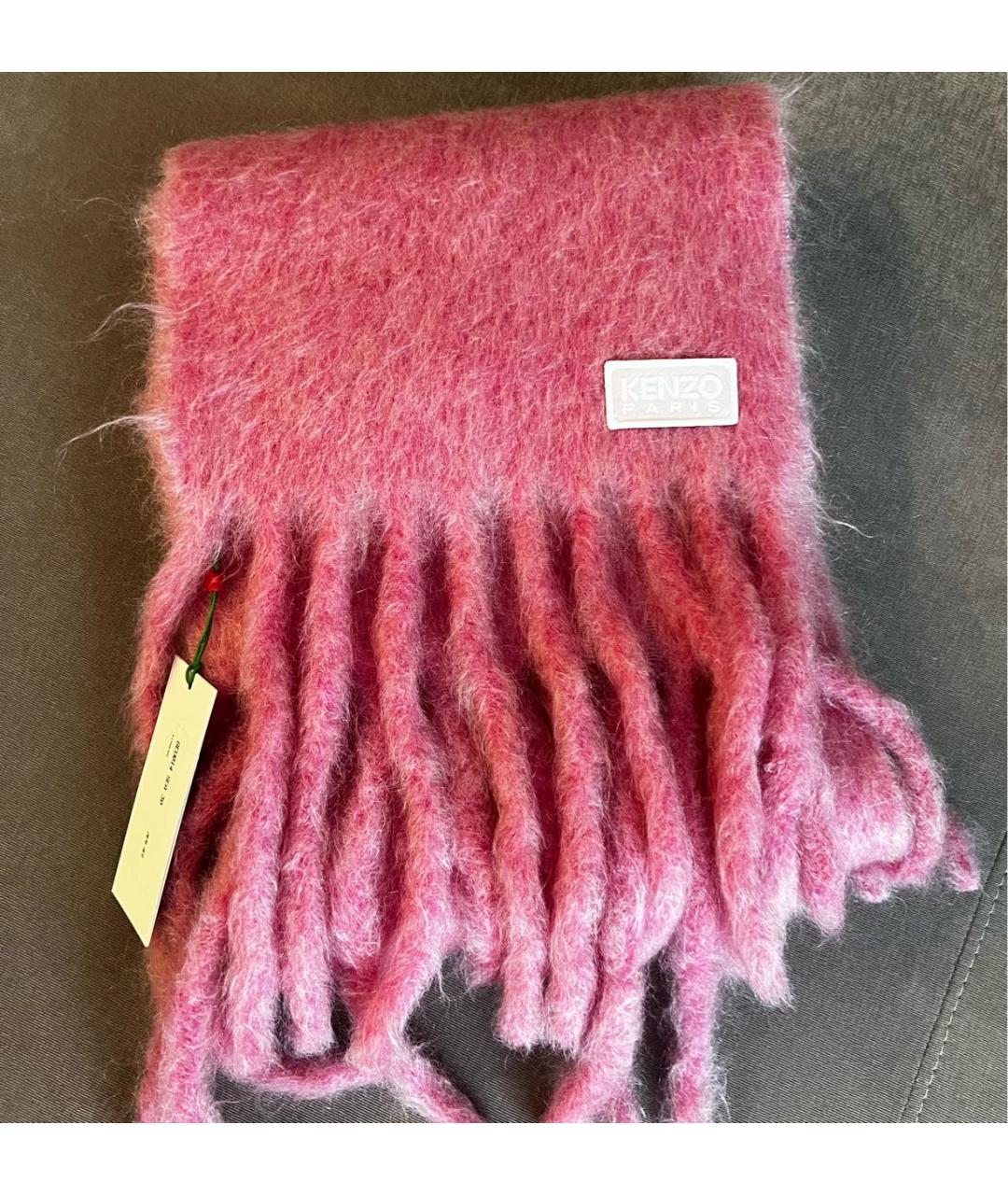 KENZO Розовый шарф, фото 2