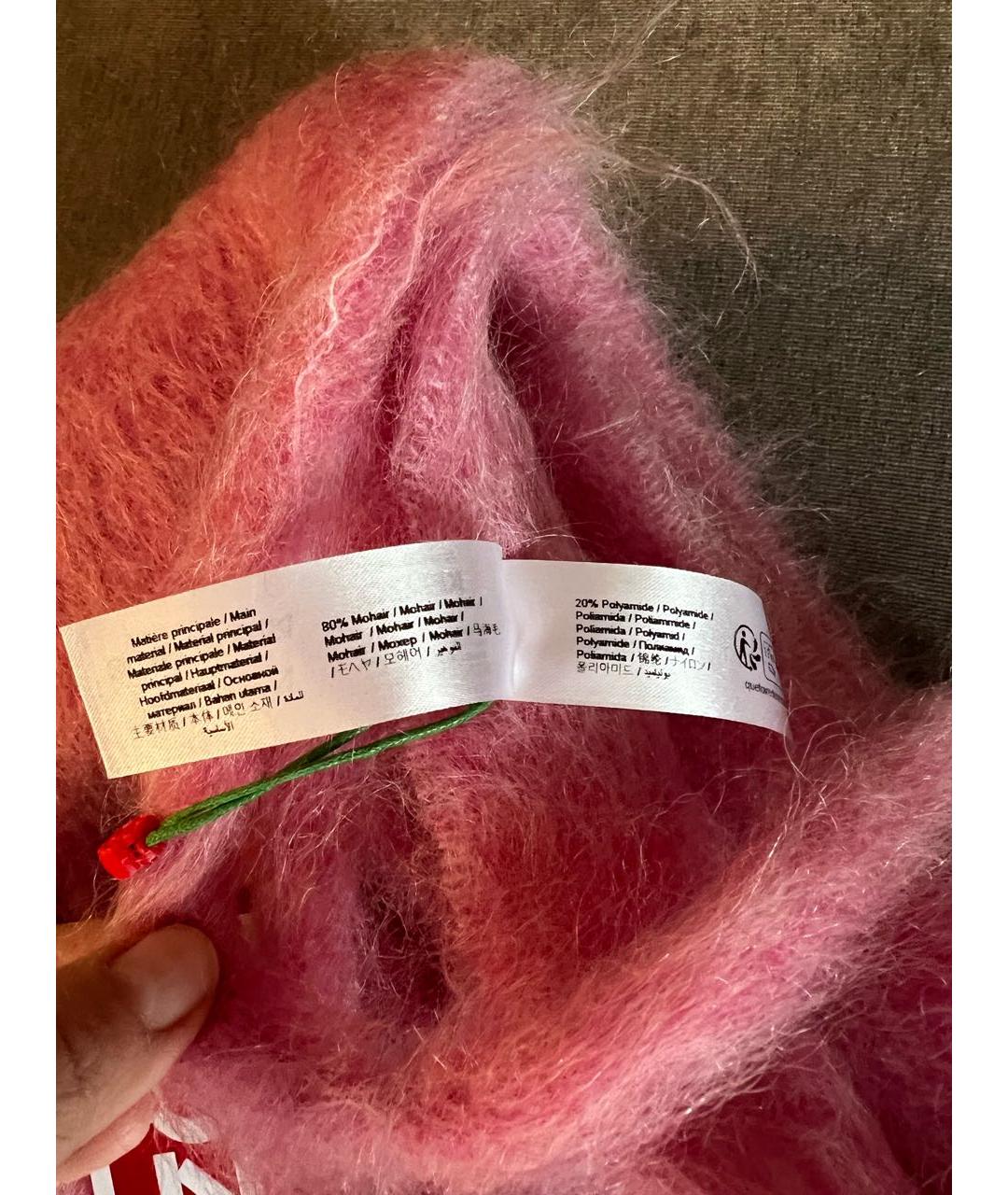 KENZO Розовый шарф, фото 6