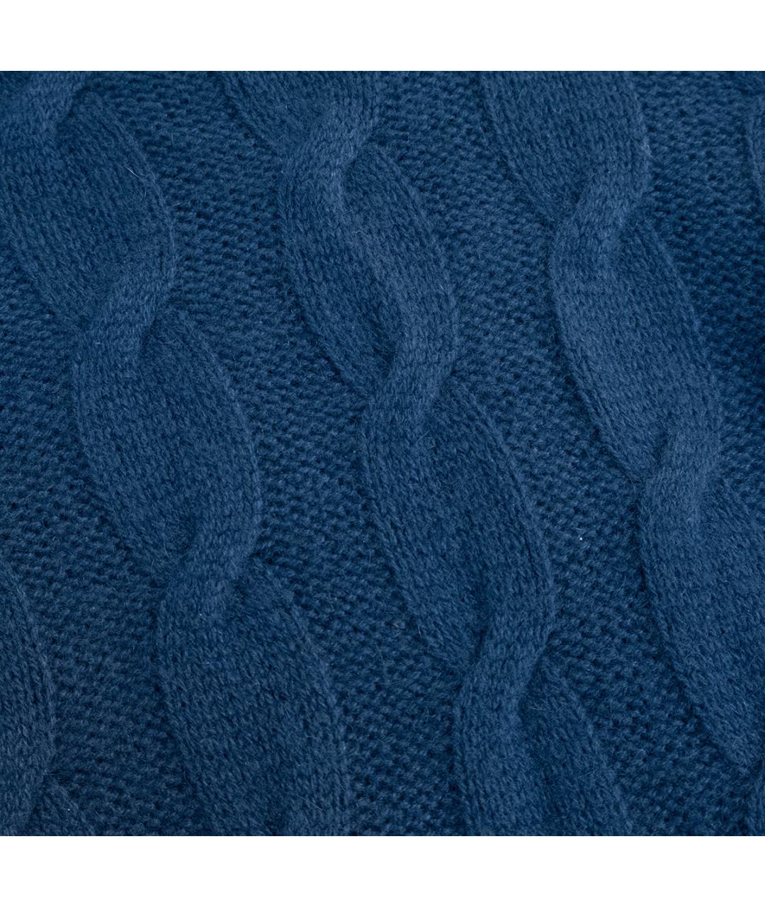 LORO PIANA Синяя кашемировая водолазка, фото 4