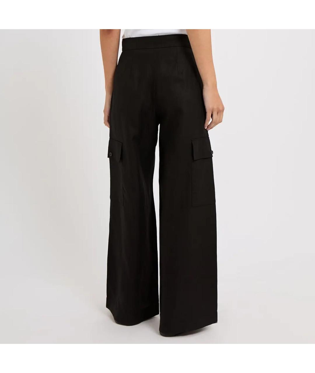 COS Антрацитовые шерстяные брюки широкие, фото 9