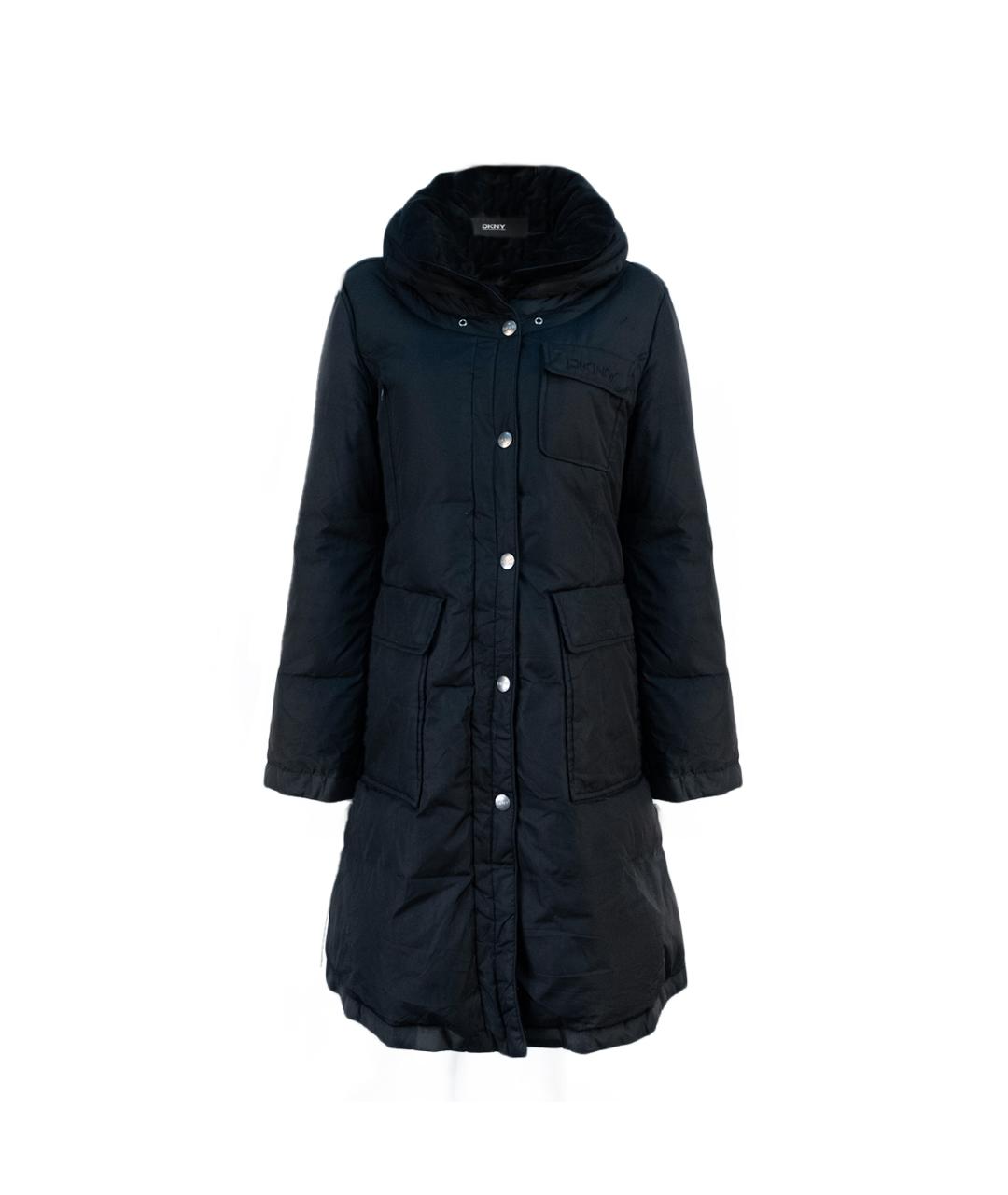 DKNY Черная полиэстеровая куртка, фото 6