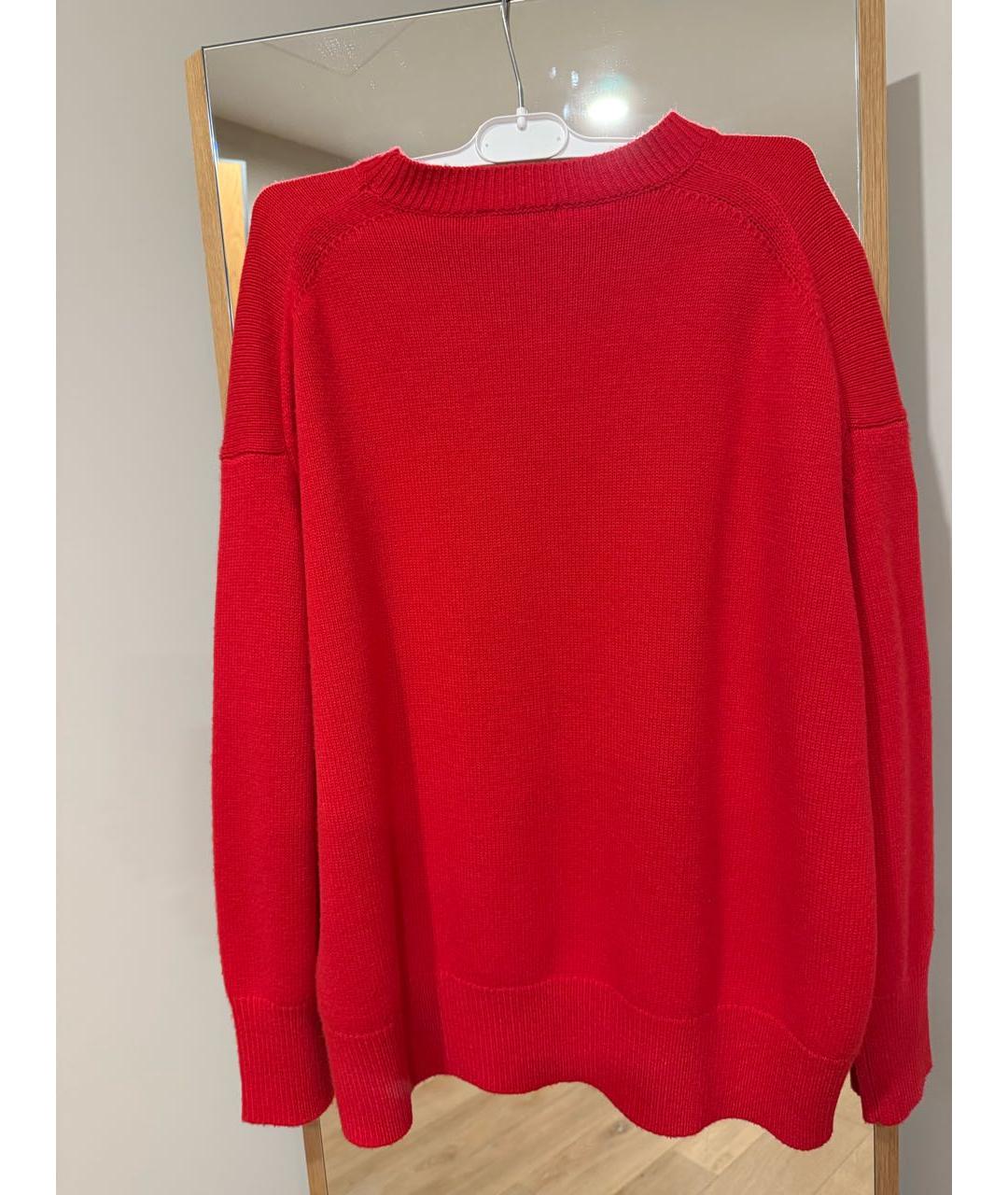 12 STOREEZ Красный шерстяной джемпер / свитер, фото 2