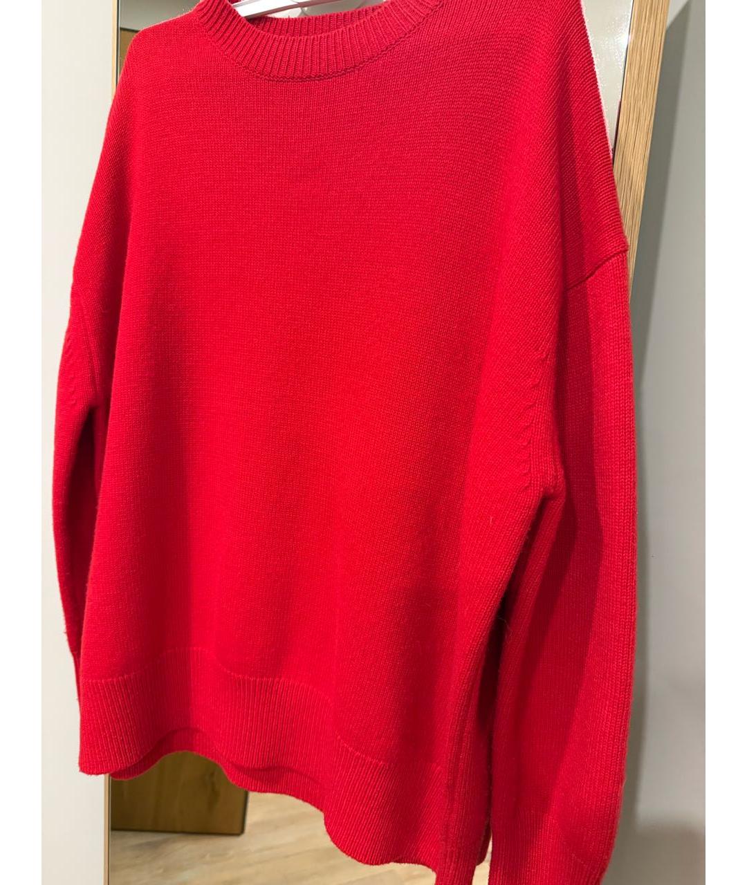 12 STOREEZ Красный шерстяной джемпер / свитер, фото 8