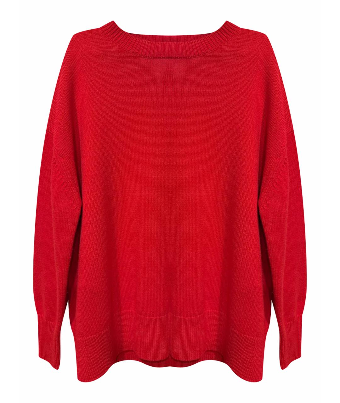 12 STOREEZ Красный шерстяной джемпер / свитер, фото 1