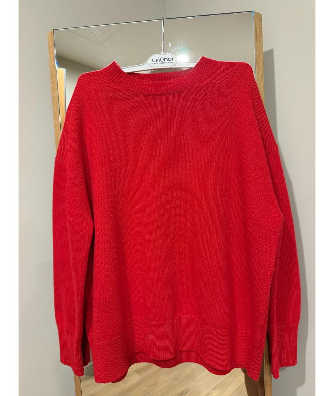12 STOREEZ Красный шерстяной джемпер / свитер, фото 9